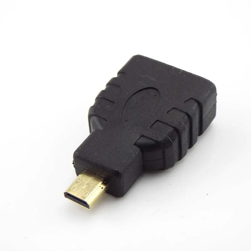 HDMI Adapter Micro HDMI-compatible Male to Female Adapter Type D to A HD Connector Converter Adapter for Xbox 360 for PS3 HDTV L19 1/2/5Pcs
