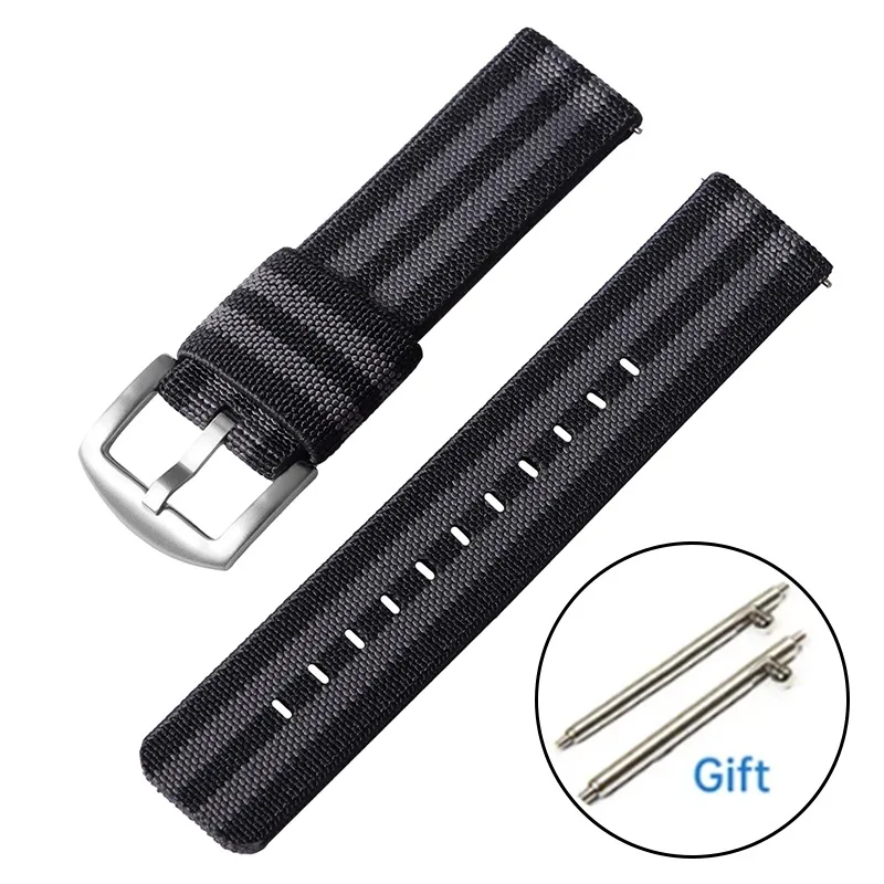 Versatile Nylon Sport Strap – Military-Grade Woven Elastic Bracelet with Quick Release