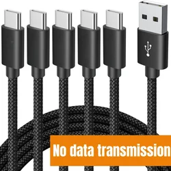 MIZIQIER 5 - Pack USB A to USB C Fast Charging Cable - 3A Type - C Charger Cable - 3FT (USB A - C Cable - 5Pack)