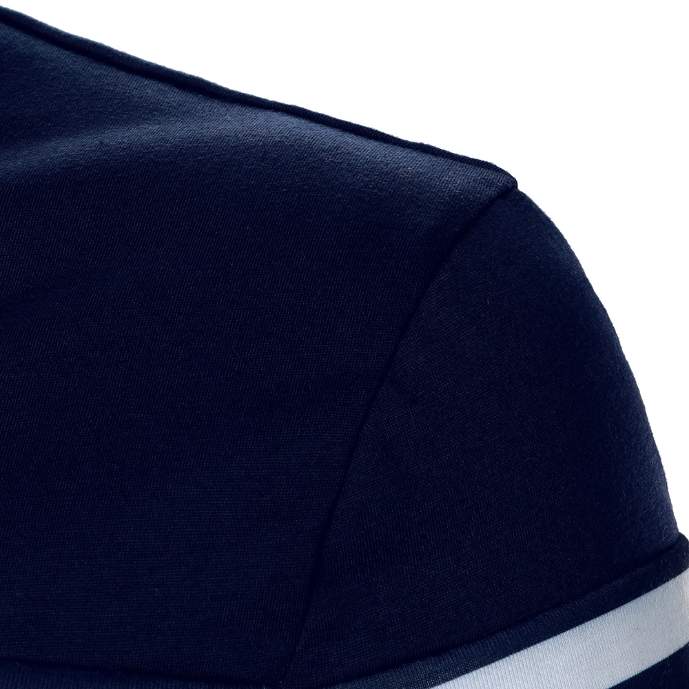 Men Short Sleeve Polo Shirt Two-Color Splicing And Stripe Design Tops Streetwear Casual Fashion Contrast Color Men Polo Shirt 13 S188723354ddd406da41726c57a7c4f8c2