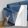 Anti Cat Scratch Furniture Protector Self-Adhesive Peelable Cat Training Protectors PVC Transparent Tape for Couch Sofa Sticker
