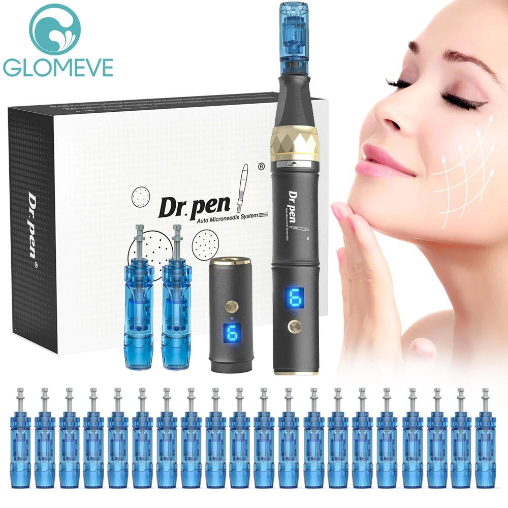 DrpenUltimaA8SWith20pcsCartridgeWirelessDermaPenSkincare