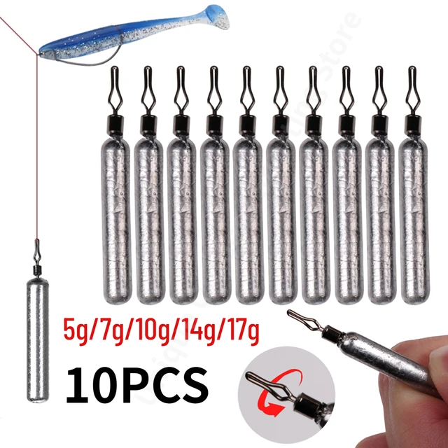 10PCS Drop Shot Fishing Sinker 5g/7g/10g/14g/17g 360 Rotation Carp FIishing Baits  Sinker Weight Fishing Tackle Accessories - AliExpress