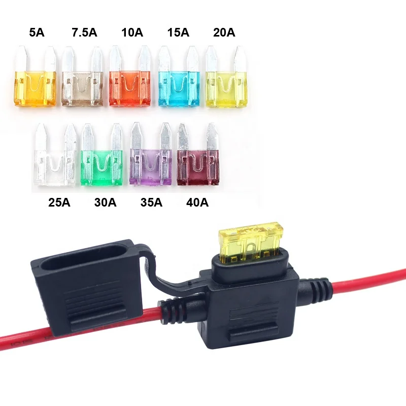 100A 12V 32V MAXI Blade Fuse 6 AWG 8AWG 10AWG 1015 600V Car Maxi Waterproof Fuse Cover Automobile Inline Holder
