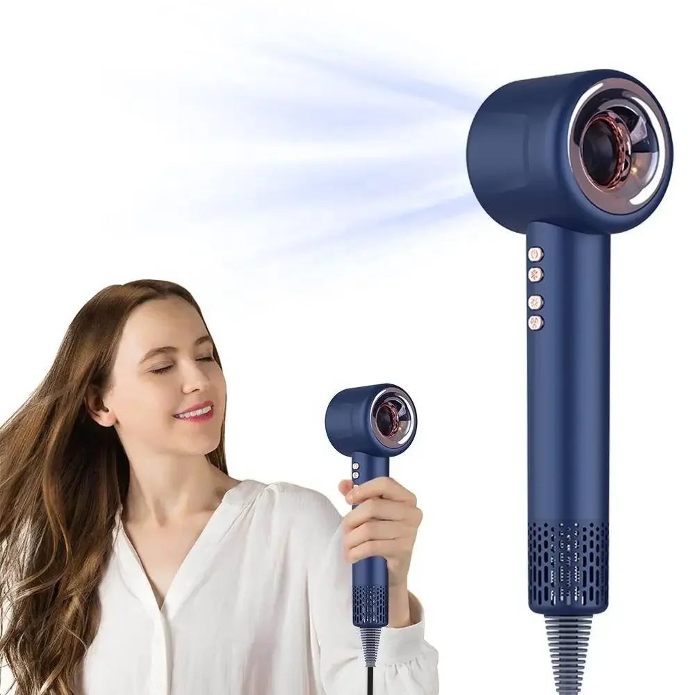 Professional 1600w Super Hair Dryer Personal Care Styling Negative Ion Salon Tool Constant Anion Electric Leafless