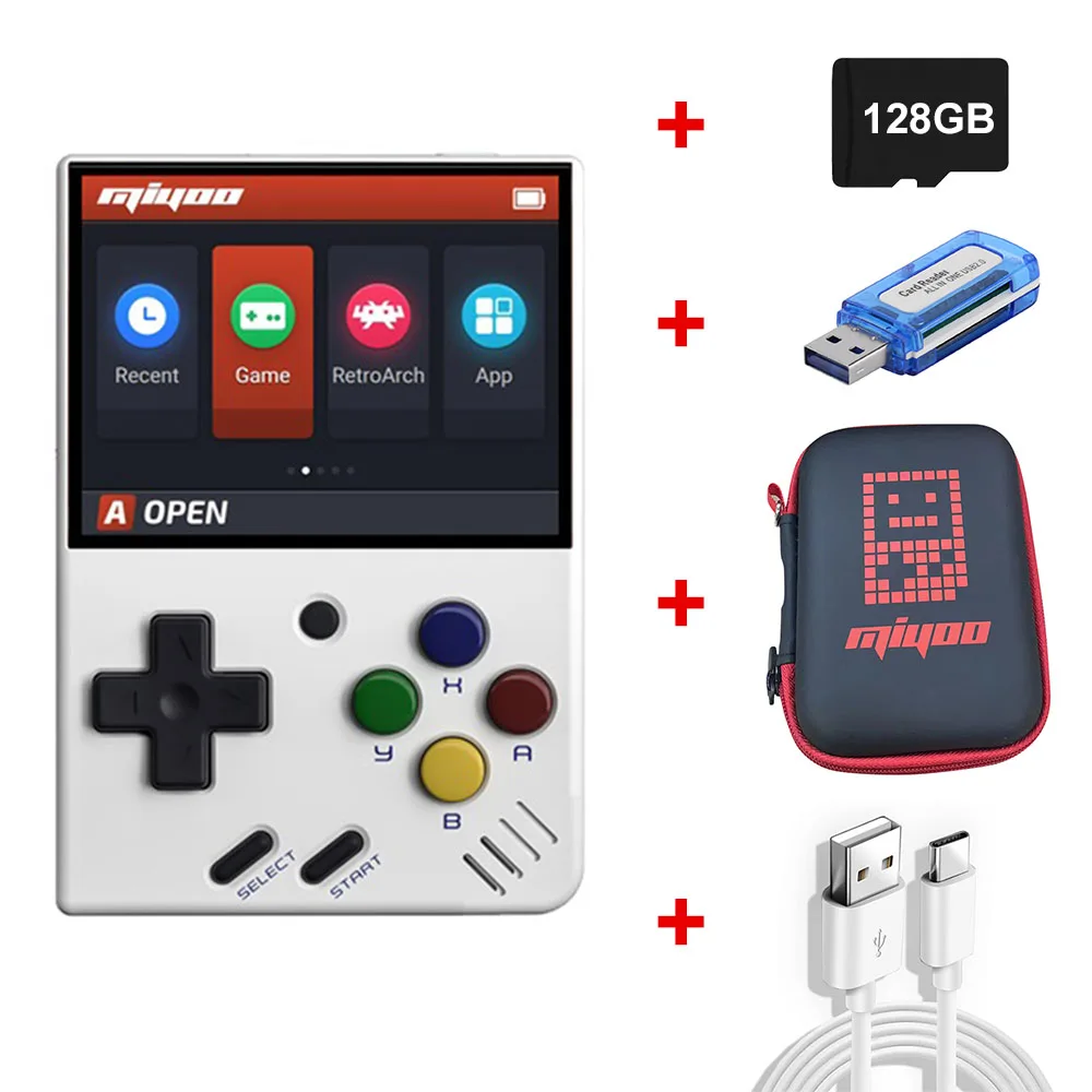 Miyoo Mini In Stock PS Handheld GBA Console Mini Nostalgic FC Retro Open Source Handheld 2.8 Inch IPS Player Pocket Game Console 