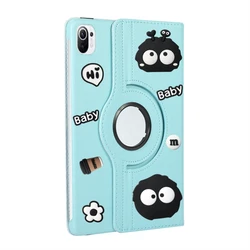 Rotating Flip Stand Tablet Case with 360 - Degree Swivel Functionality for Xiaomi Pad 6Pro 11 (Sky blue)