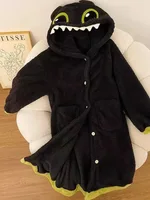 Adult Kigurumi Toothless Dragon Onesie Pajamas Cosplay Costume Robes Anime Nightgown Halloween Cartoon Sleepwear Slipper - Image 4