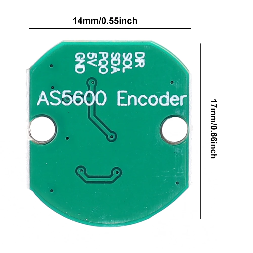 【Direct-sales】 AS5600 Magnetic Rotary Encoder PWM I2C Interface Magnetic Position Sensor Encoder with 3-pin Wire for Brushless Gimbal Motor
