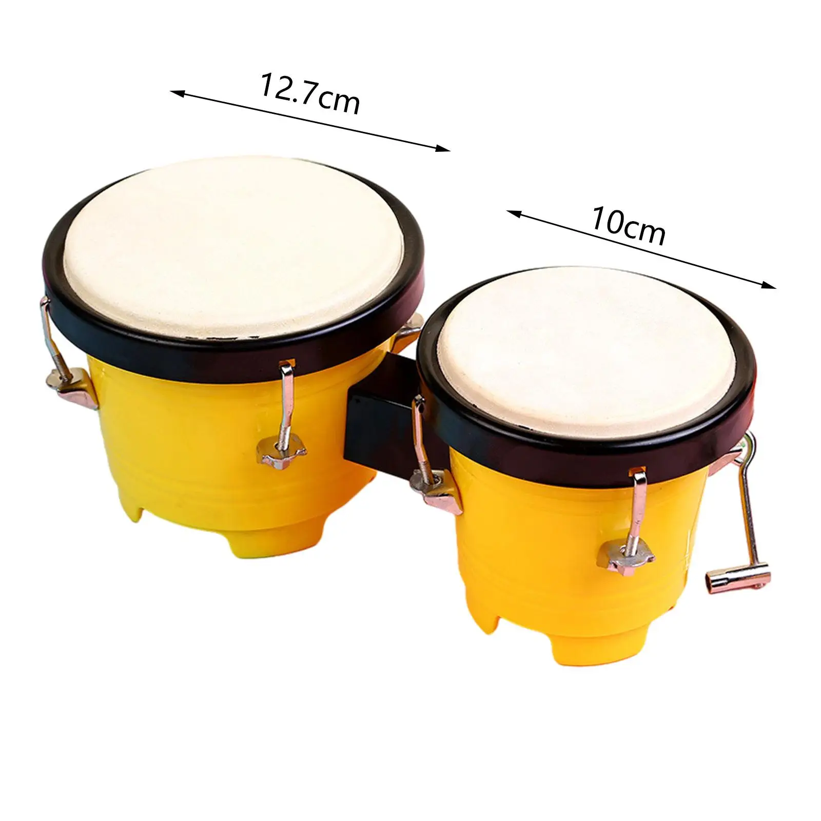 Professional Percussion Bongos Drum Set Tuning African Hand Drum Educational Music Instruments for Beginners Boys Girls Kids