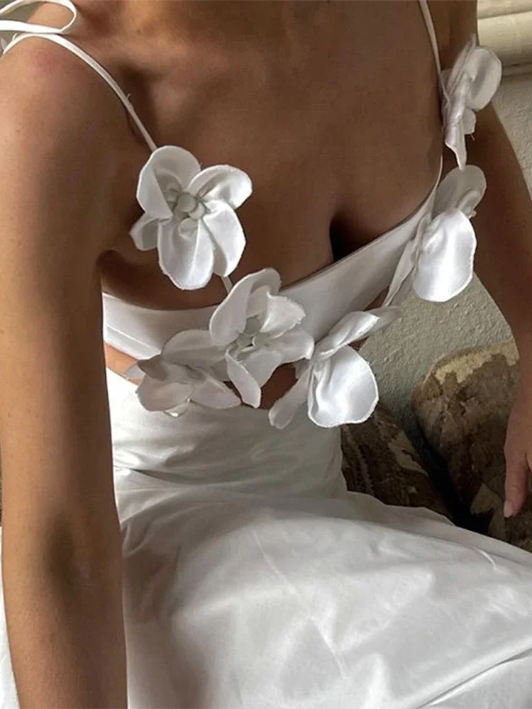 Description Picture 3 of itemFlower Bandeau White Corset Woman Summer Sexy Elegant Top Women Corsete Diamond Girl Luxury Lingerie Corsett Women's Fitness