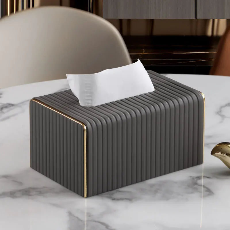 Tissue Box Leatherwear Bathroom Paper Holder Luxury Removable  Multi-function For Live Room Decoration Home Office Table Car Use -  AliExpress