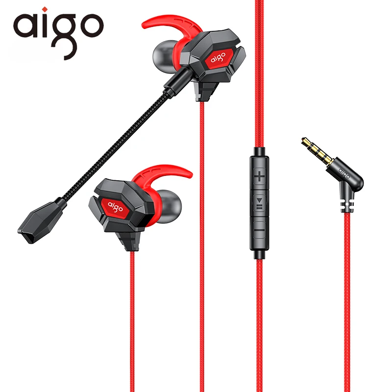 Наушники Aigo A600 музыкальные портативные с проводным управлением, 3,5 мм