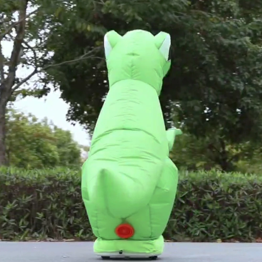 Rc Animal 2.4Ghz Rc Inflatable Dinosaur Dinosaur Remote Control Toy Halloween Party Children's Gift 360°Rotation Toys Hobbies 5