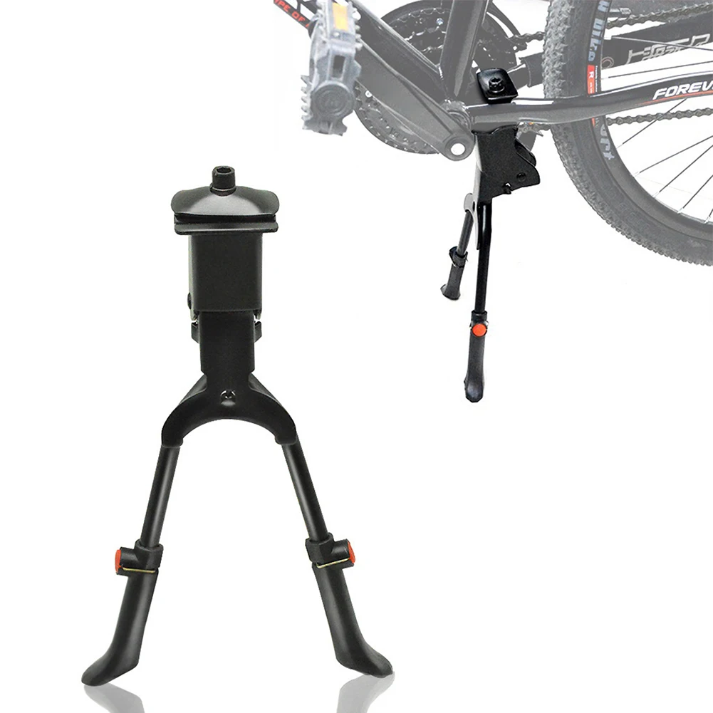 Universal Adjustable Steel Mountain Bike Middle Double Kickstand For 24