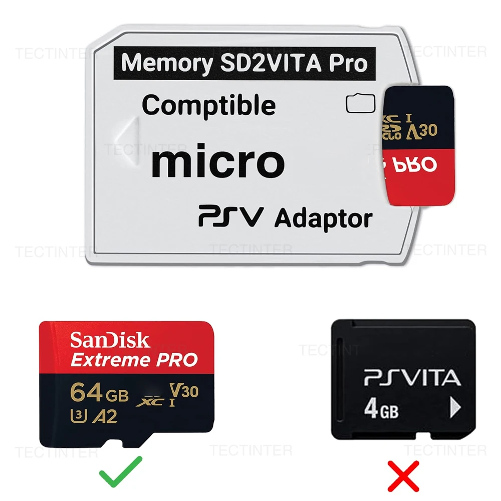 Micro Adapter For PS Vita SD Game