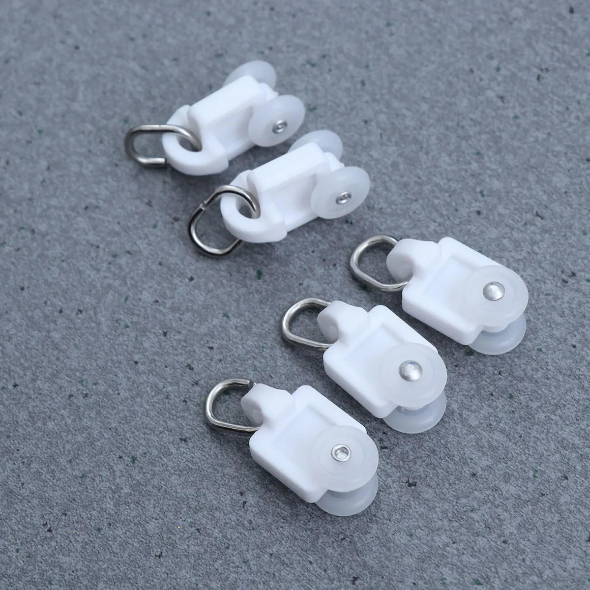 Curtain roller 50PCS curtain rail accessories mute hook track pulley ball hook roller for smooth and silent movement