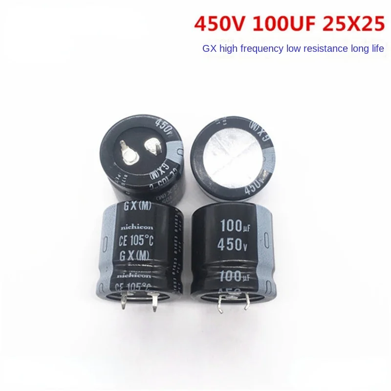 (1 шт.) 100 в 450 мкФ 25X25 конденсатор Nikon МКФ в 25*25 высокая частота низкое сопротивление долгий срок службы