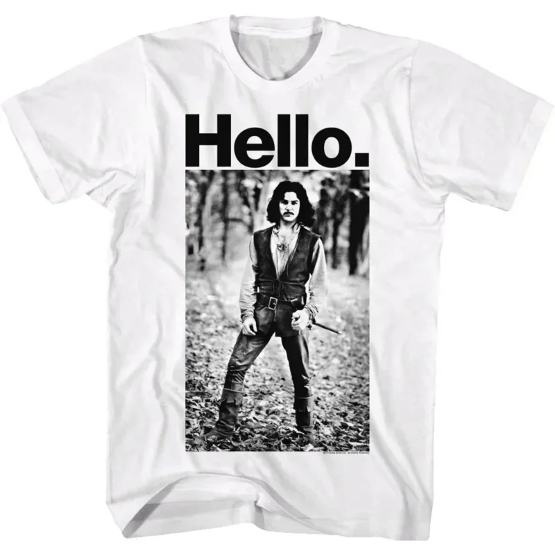 

HelloInigoMontoyaPrincessBrideShirt mencottonShortSleeveHipHopcasualTopsTee