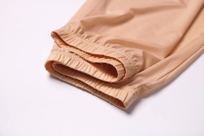 Description Picture 6 of itemPlus Size bottoming skirt Half Body Slips Dress For Summer Thin Ice Silk High Waist Elastic Anti-Penetrating Underskirt Lining