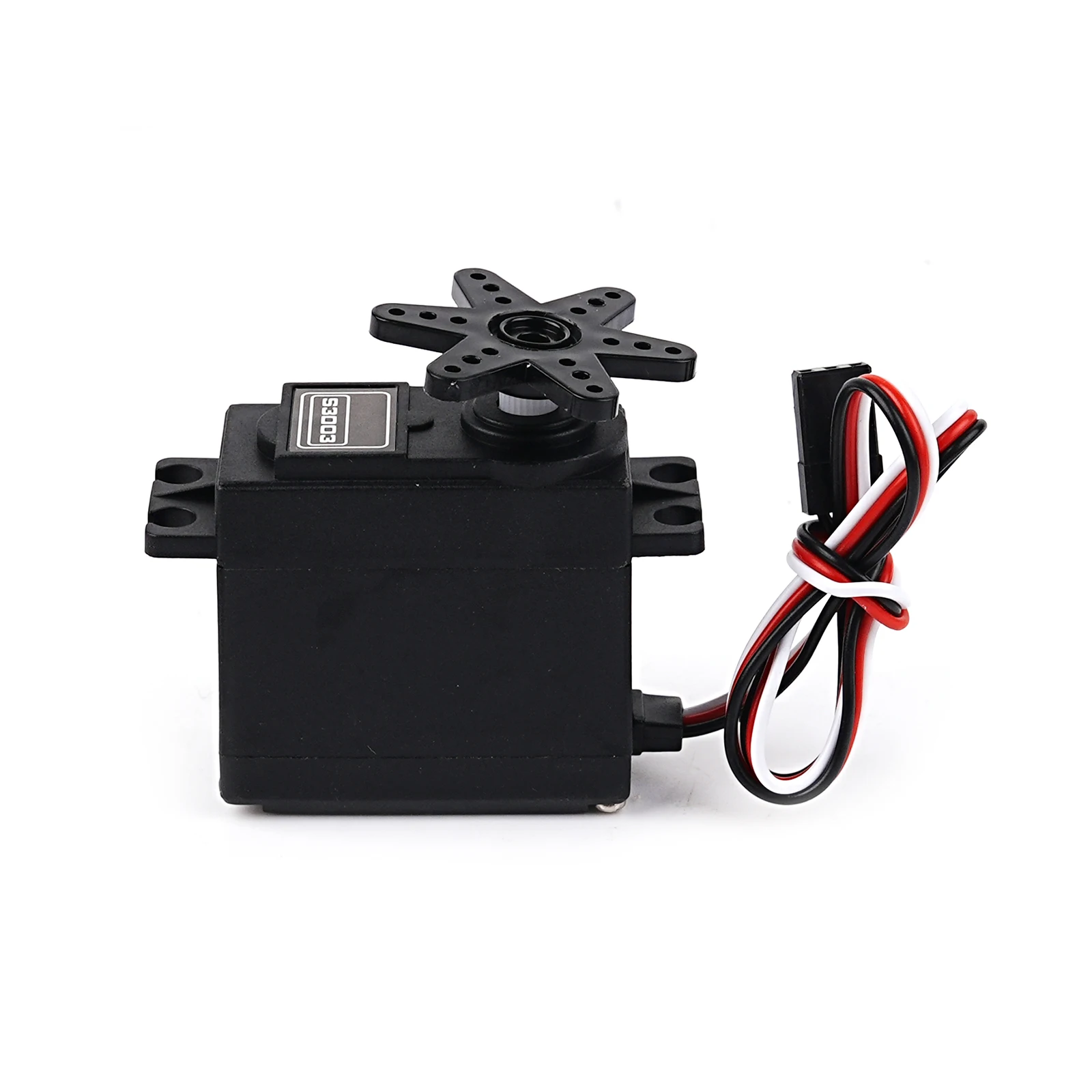 Servomoteur RC S3003 6kg 180/270/360° 4.8-6V Standard 25T pour Voiture Avion Bateau