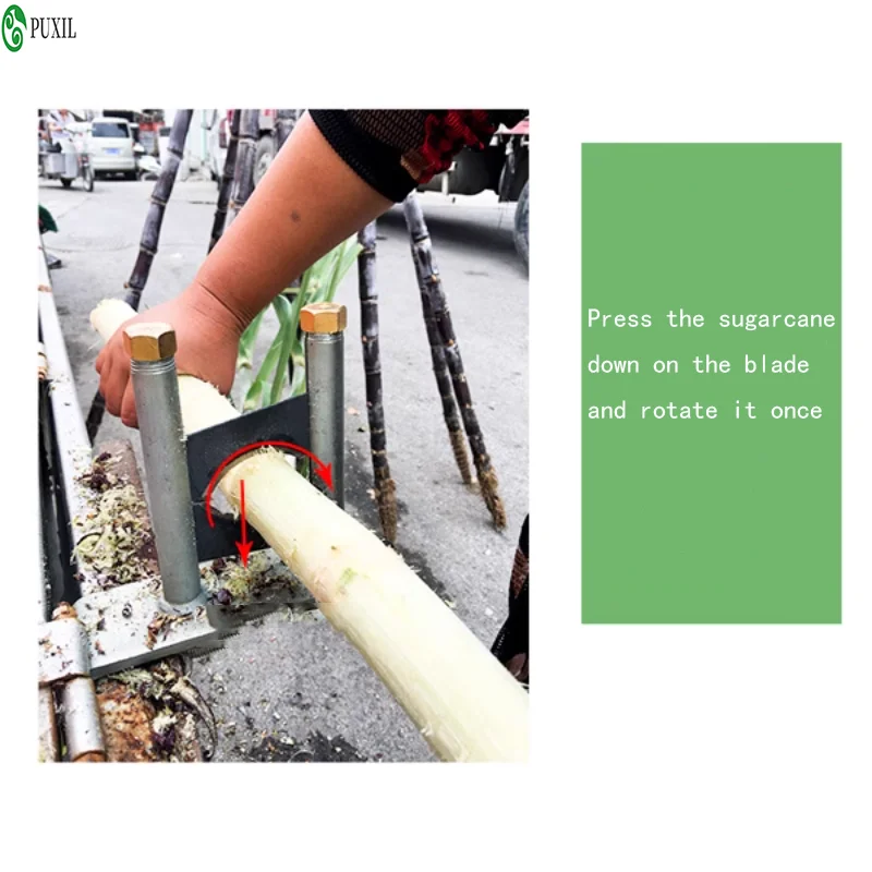Manual Sugarcane Peelers Sugarcane Peeling Machine Sugar cane Peeler Diameter Knives Hand Tool 5
