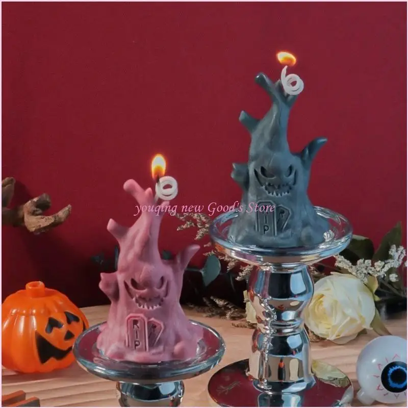 57QA Halloween Dekorationen Formen Silikon Epoxy Kerze Gussform für Halloween Dekoration Kerze Herstellung – Detail 10