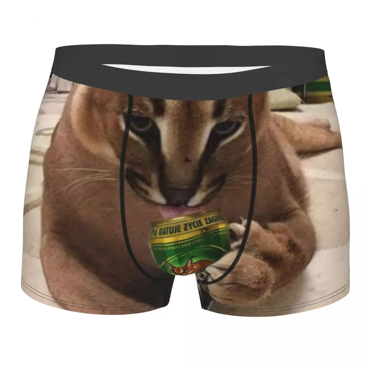 

Male Sexy Floppa Underwear Boxer Briefs Men Soft Shorts Underpants