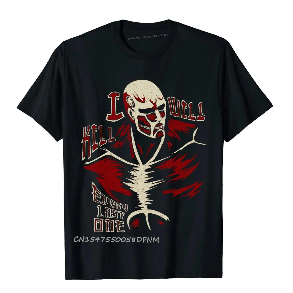 

Я собираюсь убить каждую последнюю футболку для мужчин сумасшедшие Топы И Футболки семья Простой стиль Харадзюку Аниме хлопок