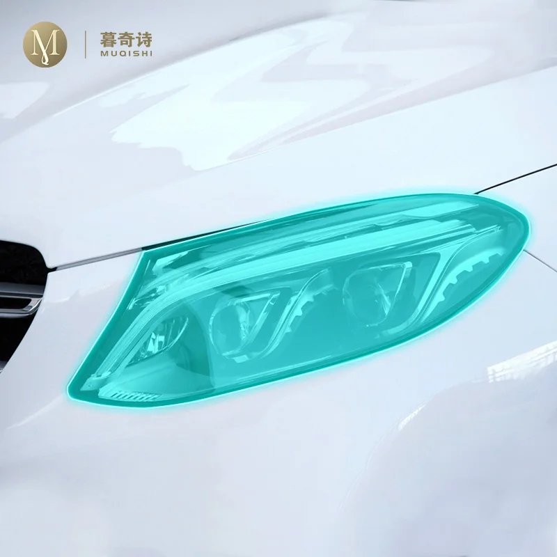 

Автомобильные наружные фары для Mercedes Benz GLE V167 2015-2019 прозрачная/Дымчатая Черная защитная пленка из ТПУ против царапин и песка