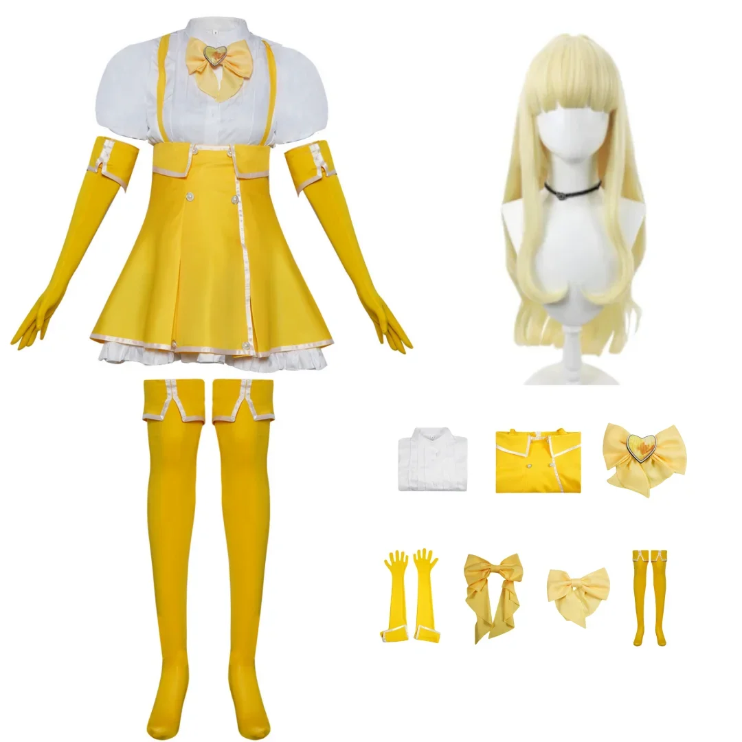 

Tenkawa Kaoruko Magia Sulfur Cosplay Costume Wig Anime Gushing Over Magical Girls