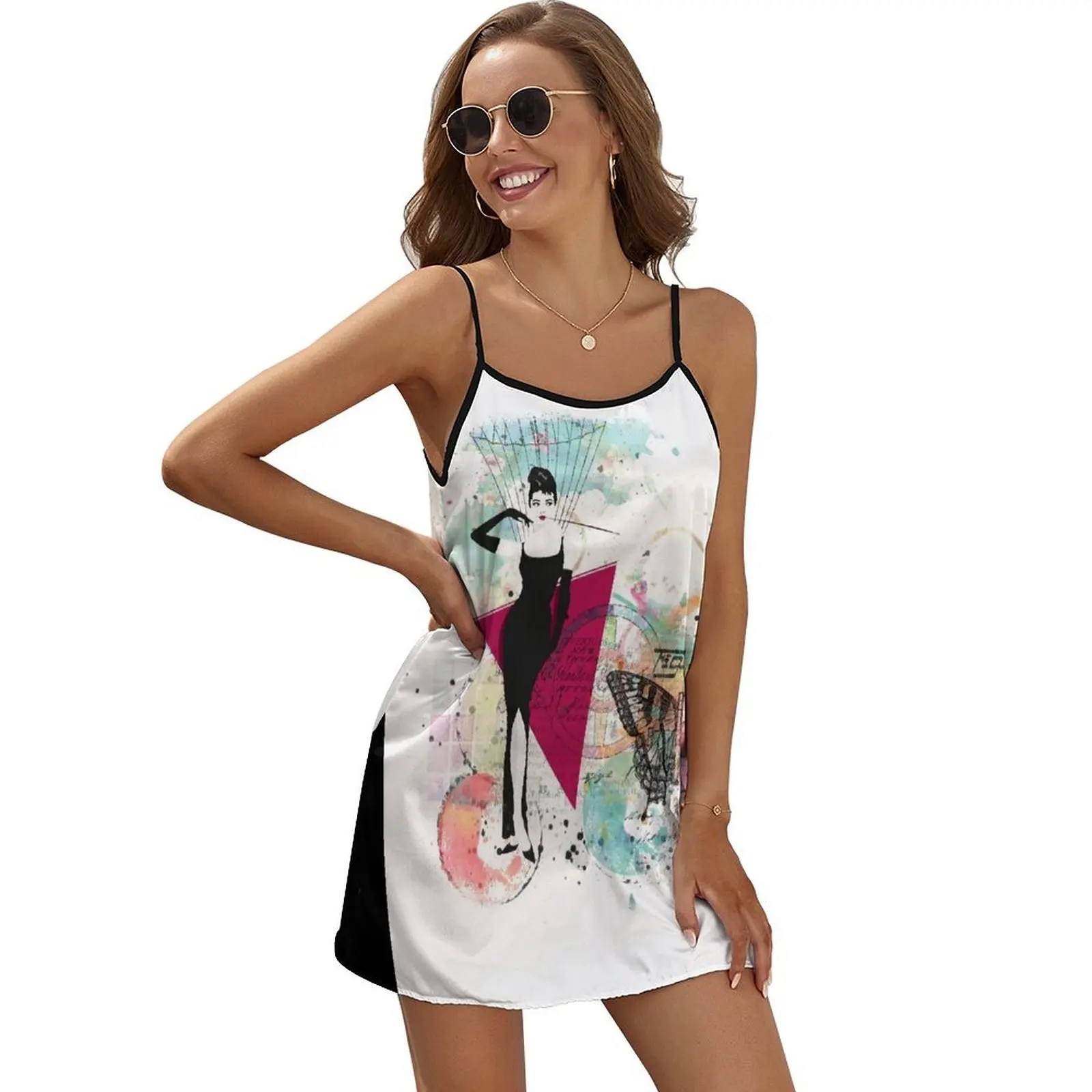 

Audrey Sleeveless Dress dress women elegant luxury women's summer dress 2024 Women's dresses