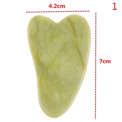 Natural Jade Stone Facial Massager for Relaxation and Beauty (1Pc)