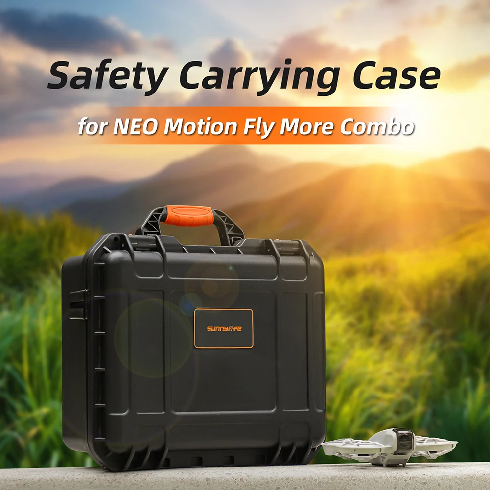 Safety Storage Box For DJI Neo Motion Fly More Combo Hard Shell Safety Carrying Case EVA Waterproof Explosion-proof Bag