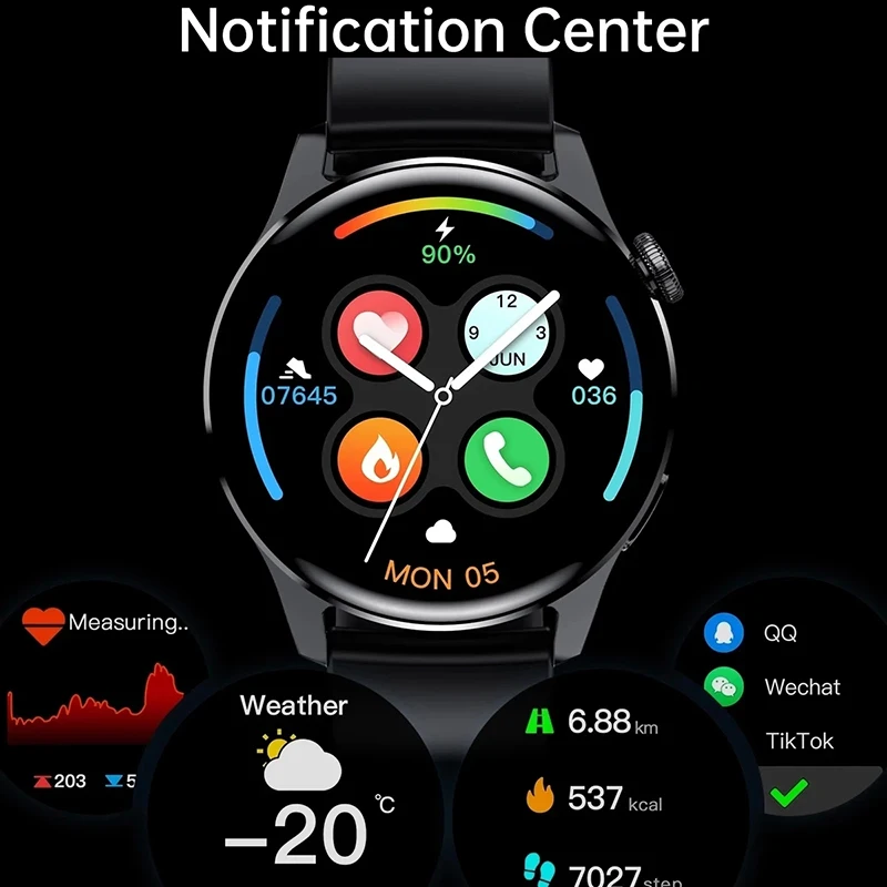 2023 New For HUAWEI Smart Watch Men Waterproof Sport Fitness