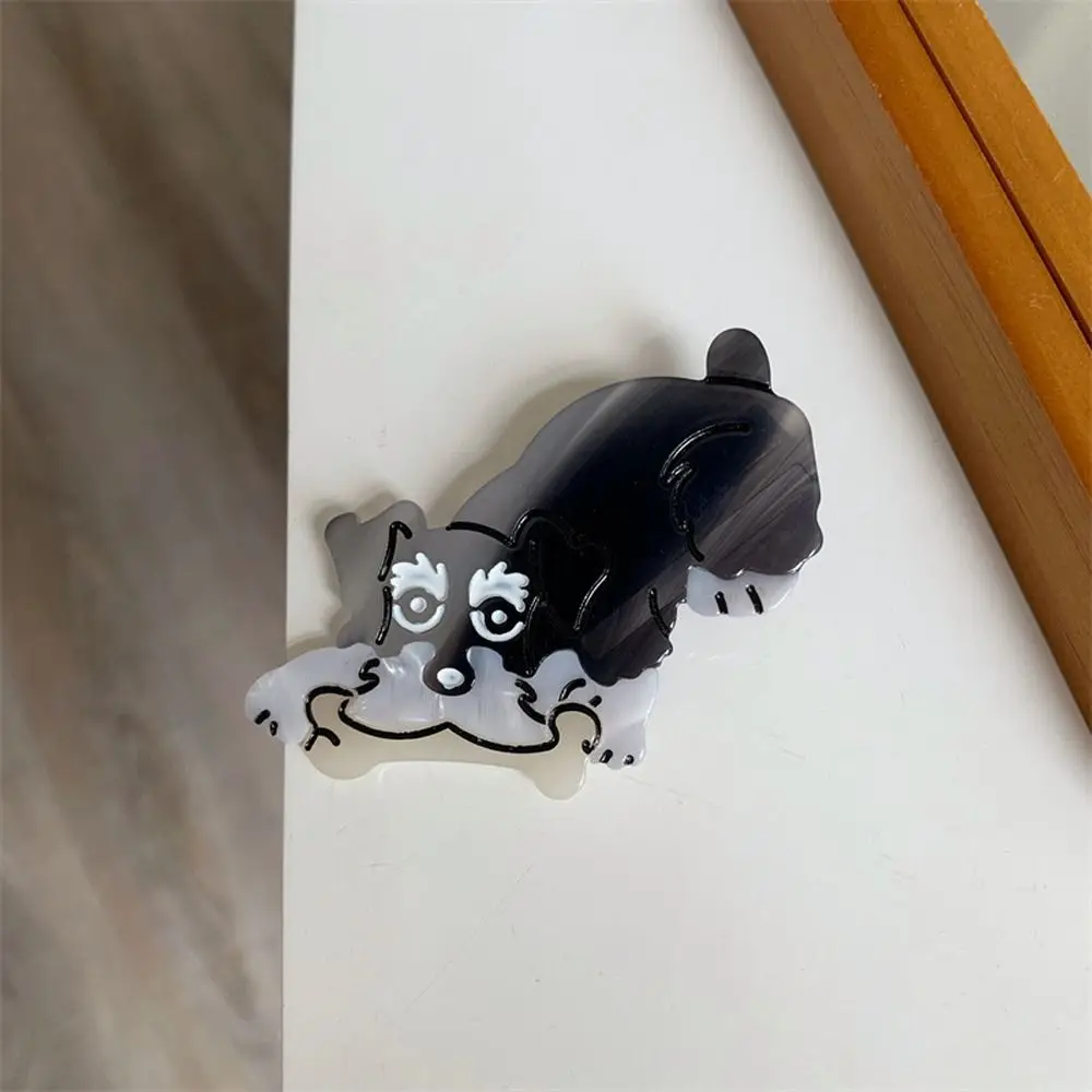 Acetate Hair Claws Creative Dog Animals Hair Pins Schnauzer Acetic Acid Duckbill Clips for Hair Girls