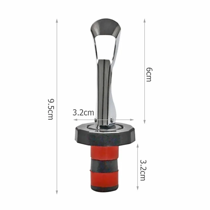 1-10Pcs Press Wine Stopper Vacuum Sealed Plug Wine Bottle Stopper Champagne Caps Barware Kitchen Tools Bottle