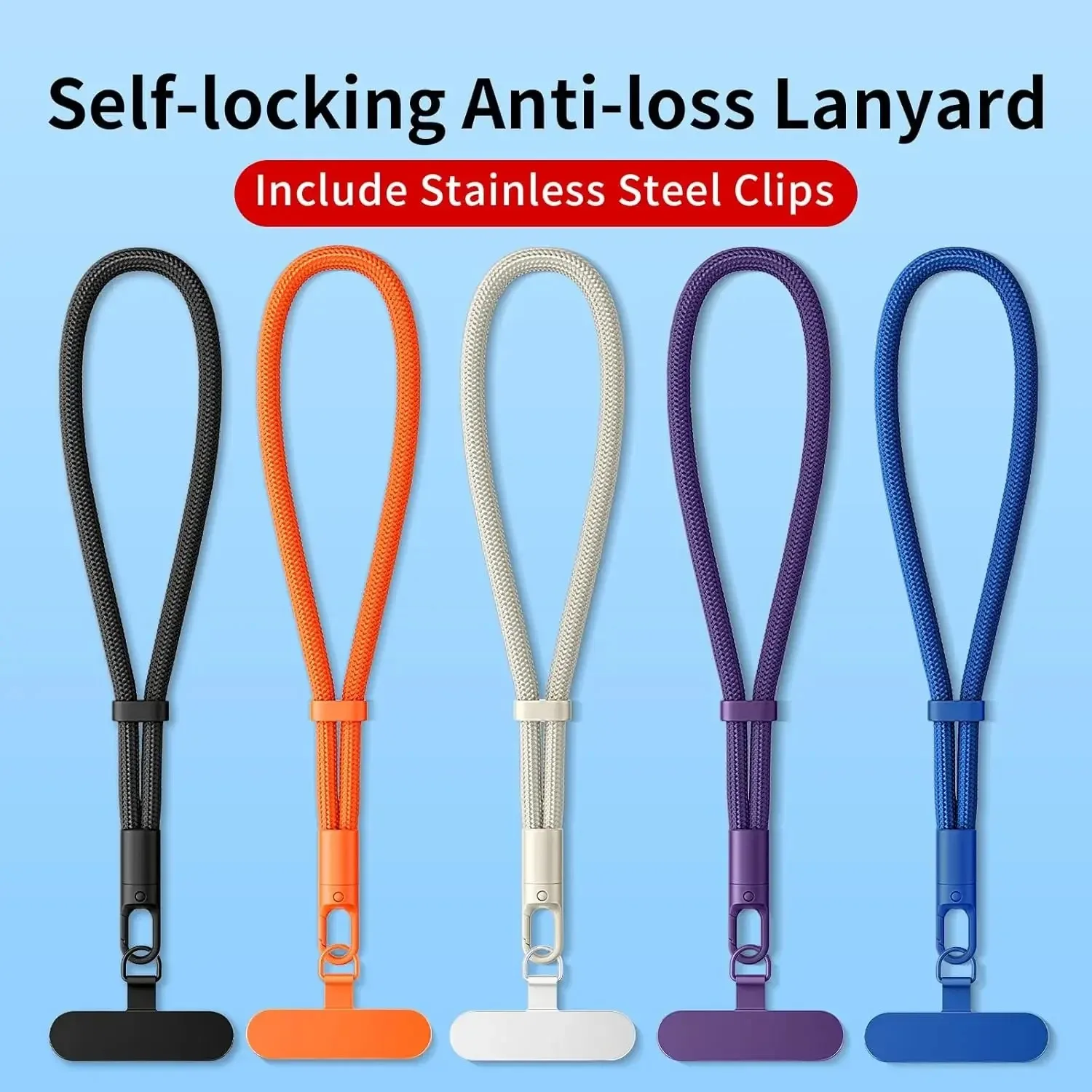 Durable Universal 360° Rotation Mobile Phone Lanyard Strap