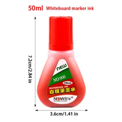 Vibrant Whiteboard Marker Set - Assorted Colors, Fine 2.0mm Nib, High - Volume Ink, Ideal (1pcs Red ink)