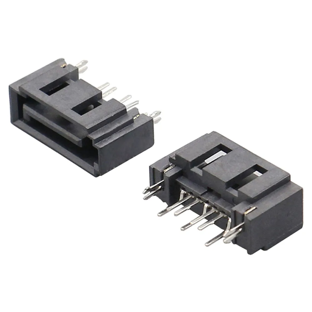 2-Pack SATA 7-Pin Female DIP Connector Sockets For Hard Drive & SSD Interface