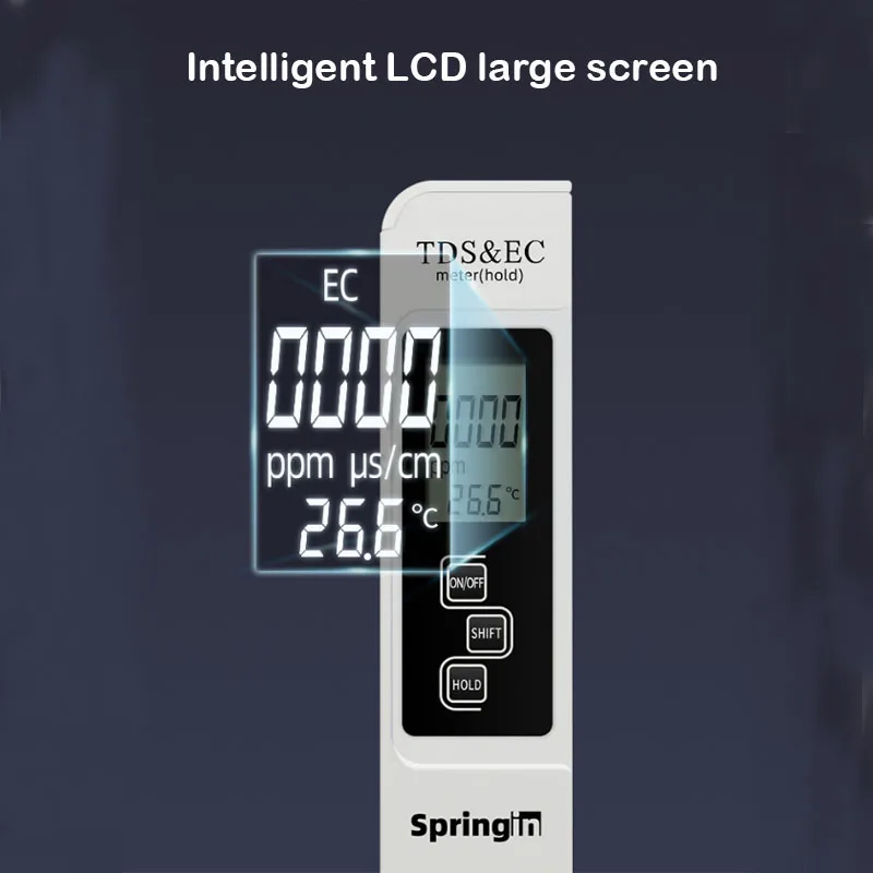 1PC 3 In 1 TDS EC Meter Temperature Tester Pen Multifunctional Digital Water Quality Tester For Water Purity TEMP PPM