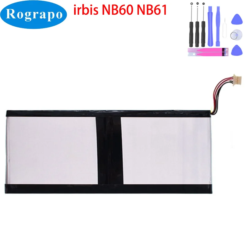 Bateria de Laptop de Pinos Plugue de Fios Plugue de Fios para Irbis Nb60 Nb61 Nb62 Novo