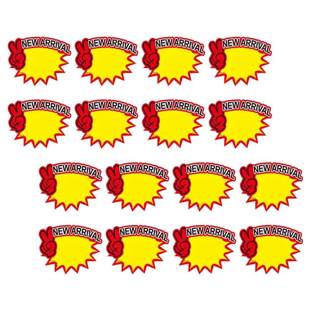 50Pcs 가격표 프리미엄 종이 프로모션 가격표 상점 시장 판매 광고 태그용 광고 스티커