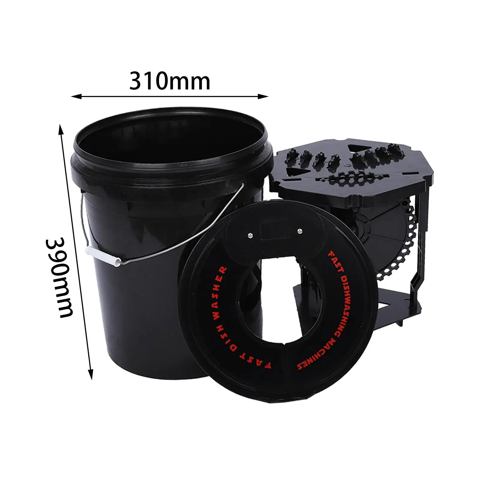 Auto Buffing Pad Washer Wash Bucket Washing for Foam Pads Buffing Balls