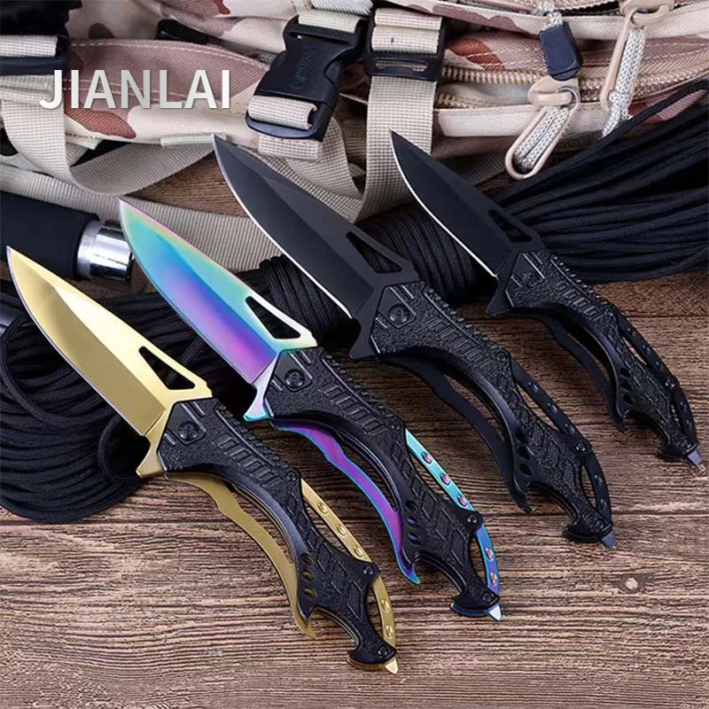 

New Color Folding Knife Portable Outdoor Knife Camping Survival High Hardness Multifunctional Folding Knife Gift Knife