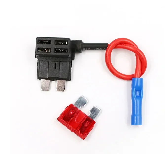 10pcs 12V MINI SMALL MEDIUM Size Car Fuse Holder Add-a-circuit TAP Adapter Micro Mini Standard ATM Blade Fuse