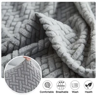 Stretch Jacquard Armrest Covers Spandex Armrest Cover for Chair/Sofas, Furniture Protector Armchair Slipcovers for L-shape Sofa 2