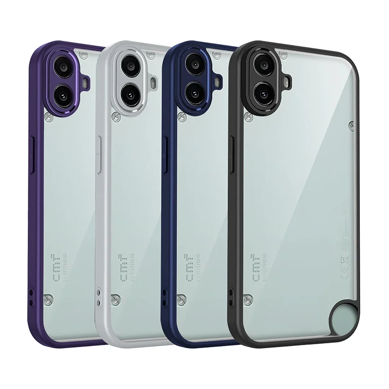 Enhanced Clear Matte Air Cushion Shockproof Silicone Bumper Phone Case