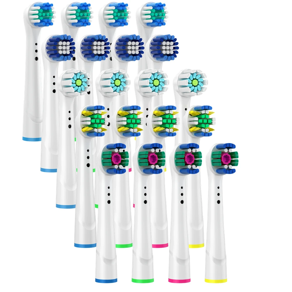 Brush Head nozzles for Braun Oral B Replacement Toothbrush Head Sensitive Clean Sensi Ultrathin Gum Care Brush Head for oralb ultra soft bristle sensitive gum care electric toothbrush head replacement for oral b replacement brush head