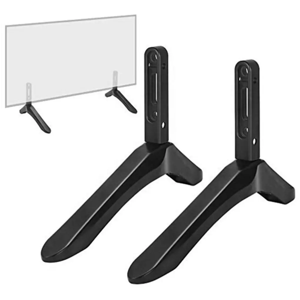 Supporto Base Per Supporto Tv Universale Da 2 Pezzi Per Tv Lcd Samsung Vizio Sony Da 32-65 Pollici Non Per Supporto Da Tavolo Con Staffa Tv Nera Lg Tv
